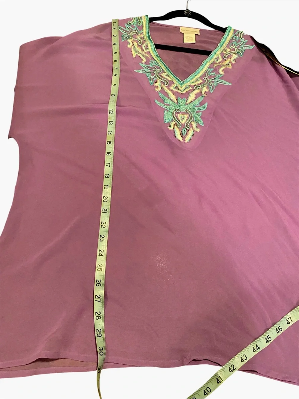 Soft Surroundings
Purple Embroidered Tunic
Teal/Cream Accents
Size 3X
NWOT - Picture 7 of 8